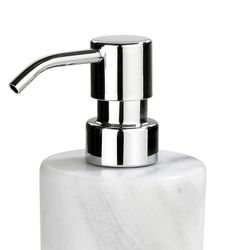Marble Dispenser 180ml Λευκό, Ø7x18cm