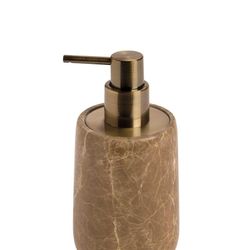 Ensemble de salle de bain 3 pièces en marbre marron | Marbre marron