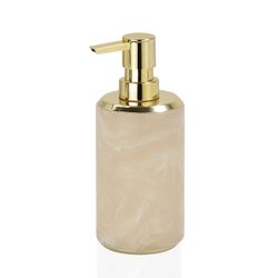 Pink marble effect bathroom set, 4 pieces | Cloudy