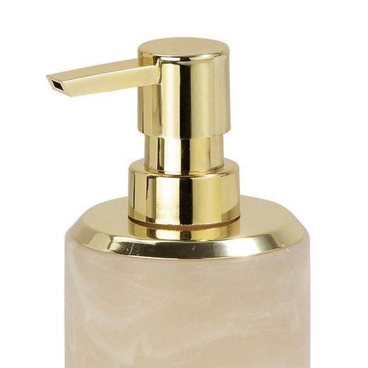 Pink marble effect bathroom set, 4 pieces | Cloudy