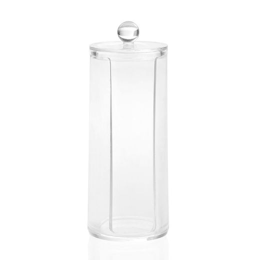Dispenser för bomullsskivor, Ø7,5x20cm