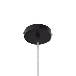 Lámpara colgante DOTENT de vidrio cromo, Ø 36  x H 160 cm