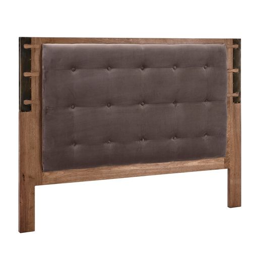 DRESDE -Gray Fabric Headboard, 4x170x130 cm