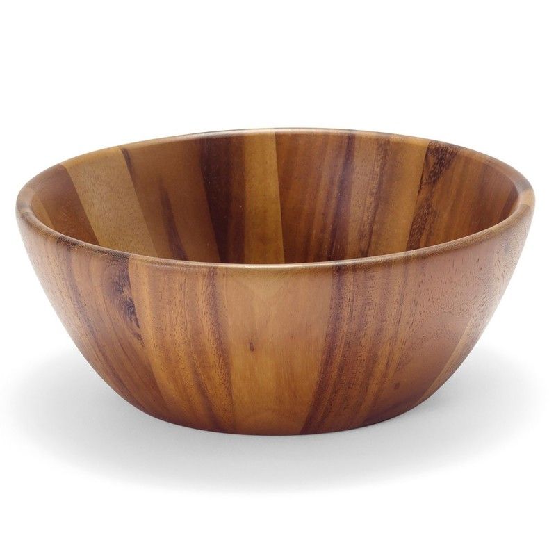 Saladier En Bois Foncé Acacia Continenta - Arteco Boutique