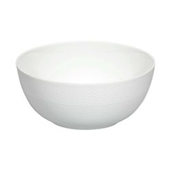 White porcelain salad bowl, 25 x 25 x 10.7 cm | Basket