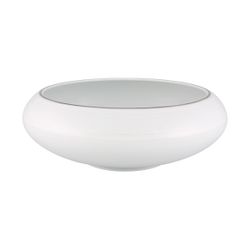 Large white porcelain salad bowl, 29.8 x 29.8 x 10.5 cm | Eternal