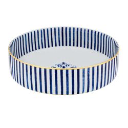 Saladeira grande de porcelana Transatlântica, Ø28,6x8,5 cm
