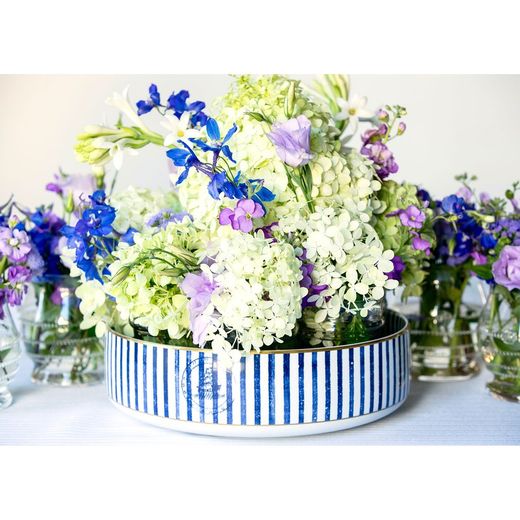 Stor salladsskål i porslin Transatlântica, Ø28,6x8,5 cm