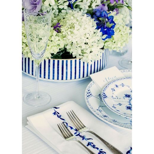 Stor salladsskål i porslin Transatlântica, Ø28,6x8,5 cm