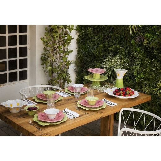 S Margarita salad bowl in white earthenware, 27 x 24 x 9 cm | Maria Flor