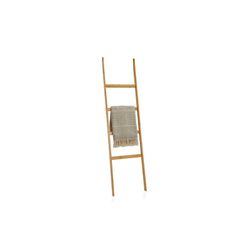 Scala decorativa in bambù naturale, 43x4x170 cm