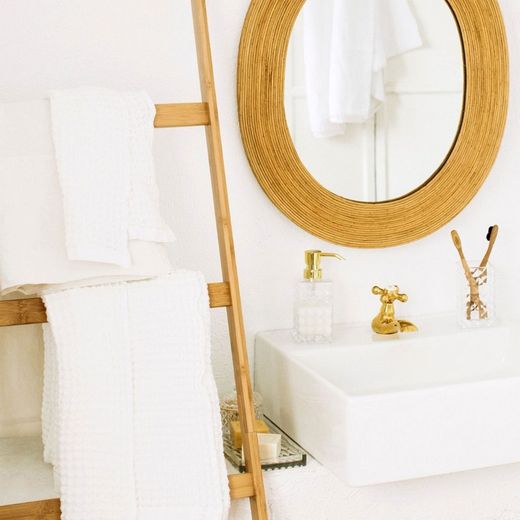 Schody ozdobne z naturalnego bambusa, 43x4x170 cm