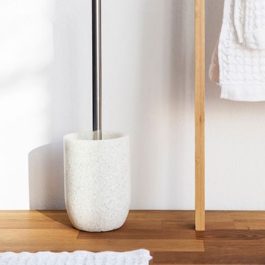 Λευκό Πινέλο Εφέ Stoneware, Ø10X35cm