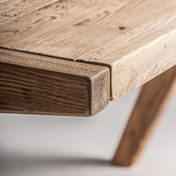 Crissey skrivbord av återvunnet furu i natur, 148 x 80 x 75 cm
