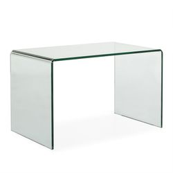Γυάλινο Διαφανές Γραφείο, 120x70x75cm