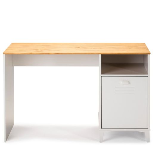 Escritorio de madera blanco, 120 x 60 x 75 cm