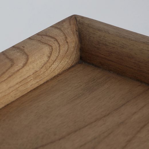 Escritorio de madera de mindi en marrón, 120 x 60 x 84 cm | Lecce