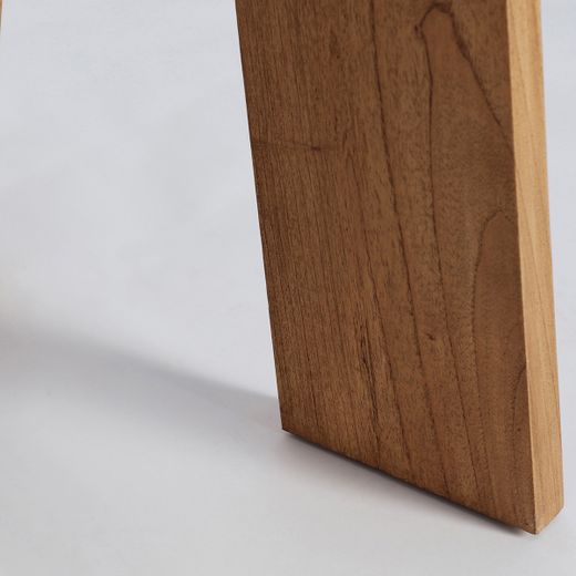 Escritorio de madera de mindi en marrón, 120 x 65 x 77 cm | Mito