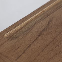 Escritorio de madera de mindi en marrón, 120 x 65 x 77 cm | Mito