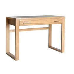 Mindi houten bureau in naturel, 110 x 50 x 76 cm | Nyry