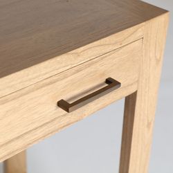 Mindi houten bureau in naturel, 110 x 50 x 76 cm | Nyry