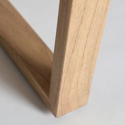 Mindi houten bureau in naturel, 110 x 50 x 76 cm | Nyry