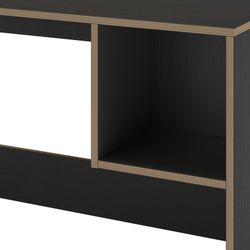 Bureau en bois noir, 110 x 50 x 75 cm | Lis