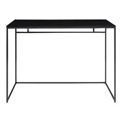 Scrivania in legno e acciaio nera, 100 x 45 x 75 cm | Vita
