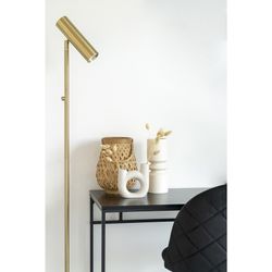 Skrivbord i trä och stål i svart, 100 x 45 x 75 cm | Liv