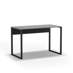 Bureau en bois noir et métal, 110 x 60 x 75 cm | Inna