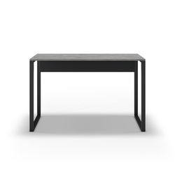 Bureau en bois noir et métal, 110 x 60 x 75 cm | Inna