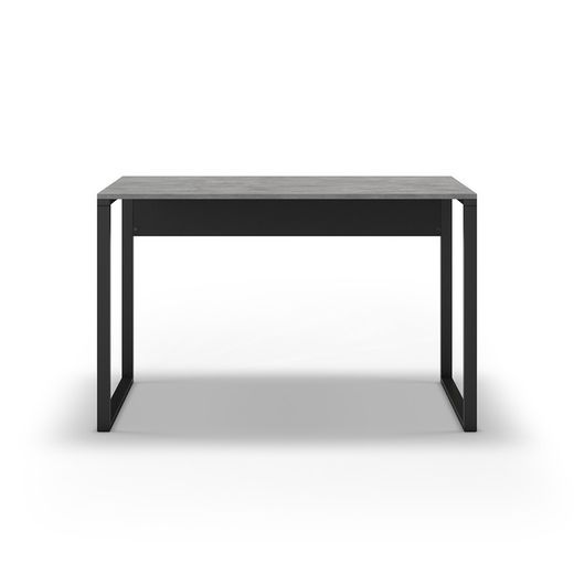 Bureau en bois noir et métal, 110 x 60 x 75 cm | Inna