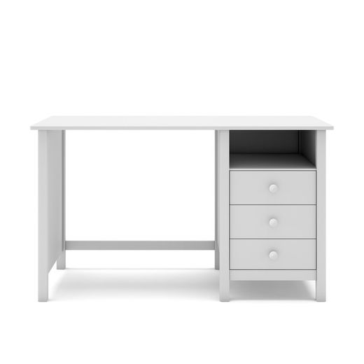 Skrivbord i vitt furu, 120 x 54 x 74 cm | Max