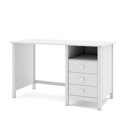 Skrivbord i vitt furu, 120 x 54 x 74 cm | Max