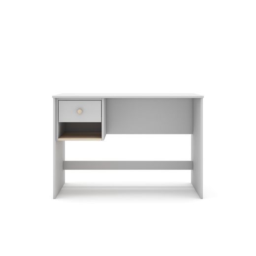 White and natural pine desk, 110 x 55 x 75 cm | Esteban