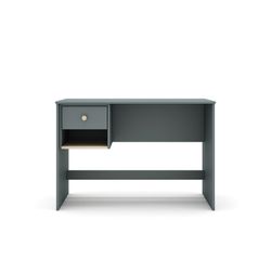 Green and natural pine desk, 110 x 55 x 75 cm | Esteban