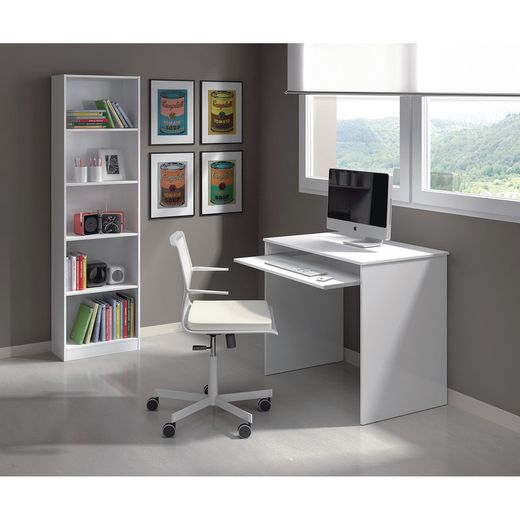 White computer desk, 90 x 54 x 79 cm