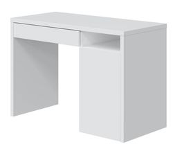 Bureau en bois blanc réversible, 108 x 50 x 75 cm | RUISSEAU