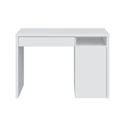 Bureau en bois blanc réversible, 108 x 50 x 75 cm | RUISSEAU