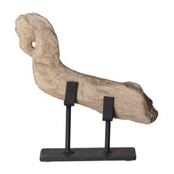 Escultura de Piedra Marrón, 20x7x25cm