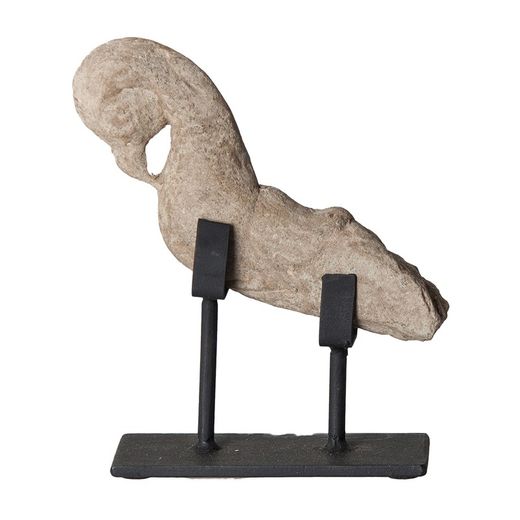 Escultura de Piedra Marrón, 20x7x25cm