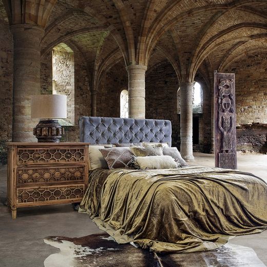 Escultura Egipto de Madera Antigua, 40x26x200cm