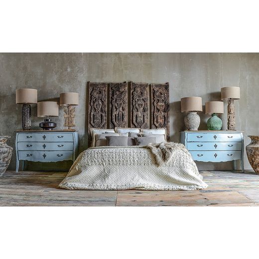 Escultura Egipto de Madera Antigua, 40x26x200cm