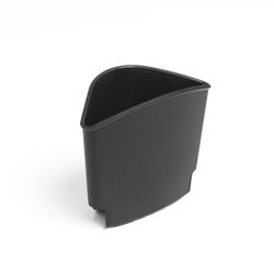 Égouttoir à vaisselle en acier noir et argent, 36 x 28 x 14 cm | couler