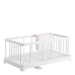 Suszarka do naczyń ze stali i ABS w kolorze białym, 42 x 23 x 17 cm | Wieża