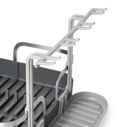 Égouttoir à vaisselle en polypropylène gris, 42 x 34 x 15 cm | Étui