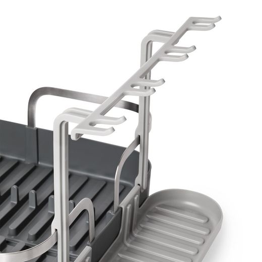 Égouttoir à vaisselle en polypropylène gris, 42 x 34 x 15 cm | Étui