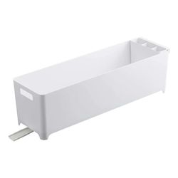 Wąska suszarka do naczyń ABS w kolorze białym, 55,5 x 16,5 x 16 cm | Wieża