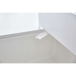 Wąska suszarka do naczyń ABS w kolorze białym, 55,5 x 16,5 x 16 cm | Wieża
