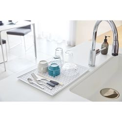 Escurridor de ABS en blanco, 42,5 x 30 x 1,5 cm | Tower